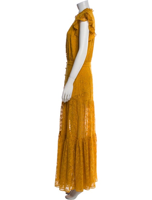 Veronica Beard V-Neck Long Dress