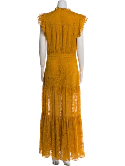 Veronica Beard V-Neck Long Dress