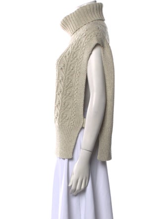 Veronica Beard Turtleneck Sleeveless Top