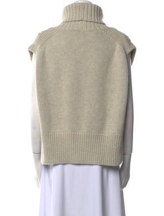 Veronica Beard Turtleneck Sleeveless Top