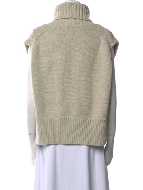 Veronica Beard Turtleneck Sleeveless Top