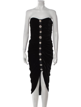 Veronica Beard Strapless Midi Length Dress