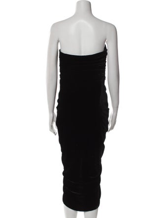 Veronica Beard Strapless Midi Length Dress