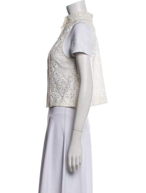 Veronica Beard Lace Pattern Vest