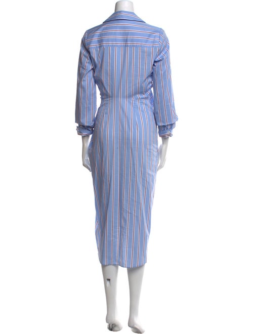 Veronica Beard Striped Midi Length Dress