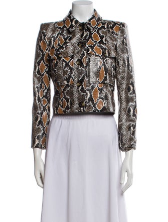 Veronica Beard Animal Print Evening Jacket