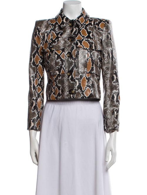 Veronica Beard Animal Print Evening Jacket