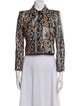 Veronica Beard Animal Print Evening Jacket