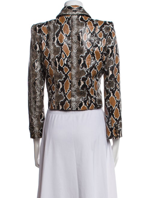 Veronica Beard Animal Print Evening Jacket