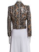 Veronica Beard Animal Print Evening Jacket