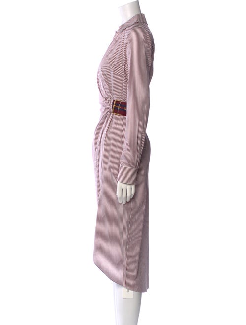 Veronica Beard Striped Midi Length Dress