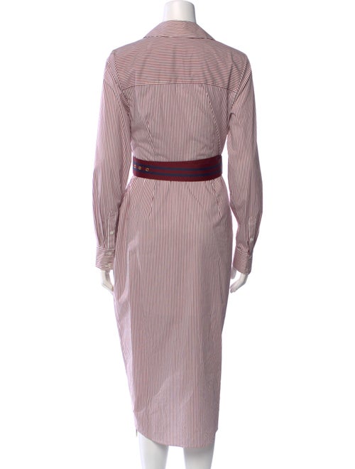 Veronica Beard Striped Midi Length Dress