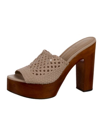 Veronica Beard Leather Slides