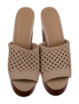 Veronica Beard Leather Slides