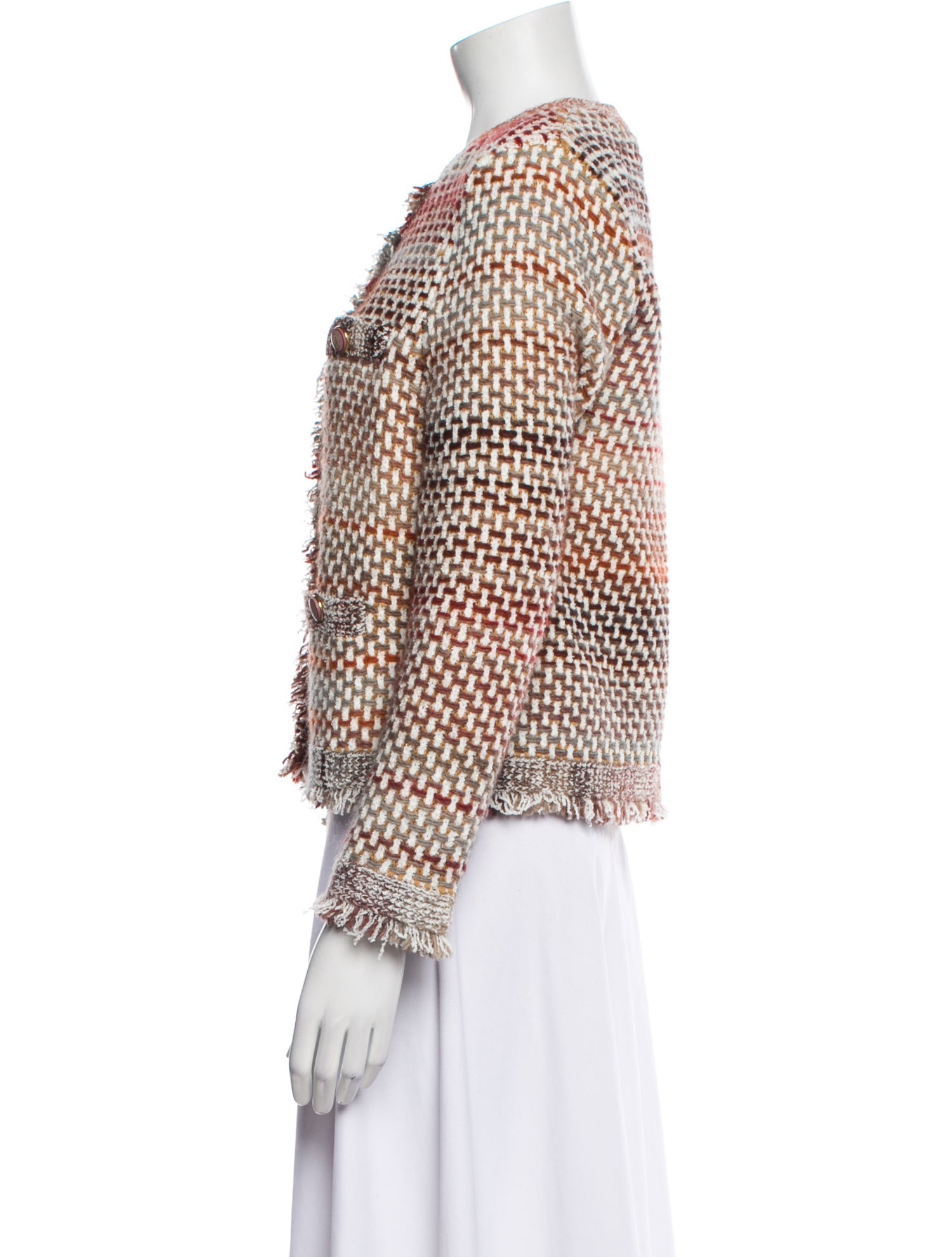 Veronica Beard Tweed Pattern Jacket