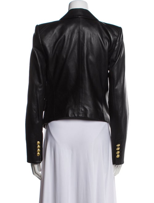 Veronica Beard Lamb Leather Blazer