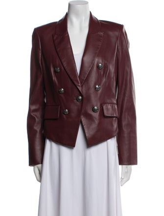 Veronica Beard Leather Blazer