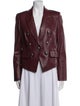 Veronica Beard Leather Blazer