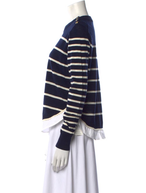 Veronica Beard Merino Wool Striped Sweater