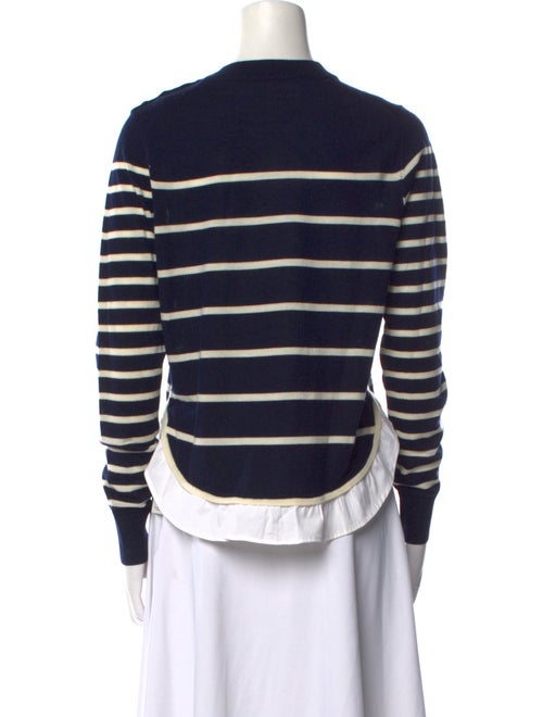 Veronica Beard Merino Wool Striped Sweater