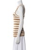 Veronica Beard Striped Scoop Neck Top