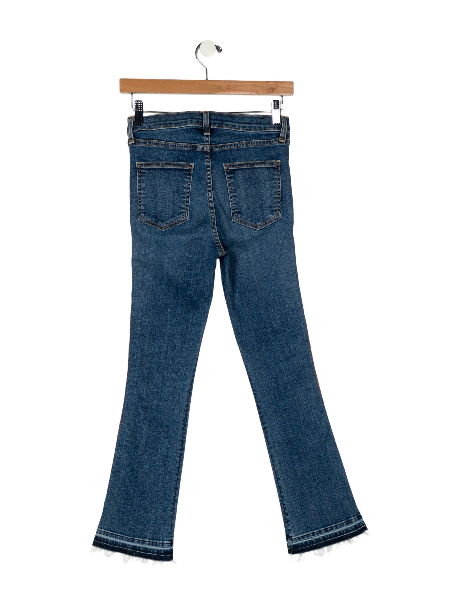 Veronica Beard Mid-Rise Straight Leg Jeans
