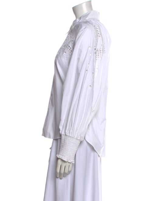 Veronica Beard Long Sleeve Button-Up Top