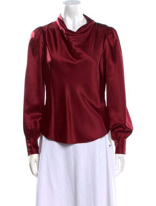 Veronica Beard Silk Cowl Neck Blouse