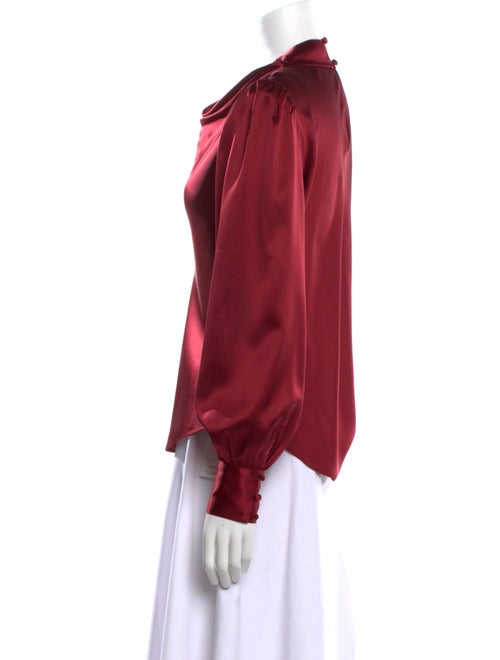 Veronica Beard Silk Cowl Neck Blouse