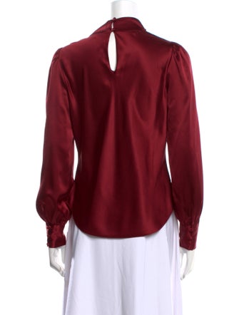 Veronica Beard Silk Cowl Neck Blouse