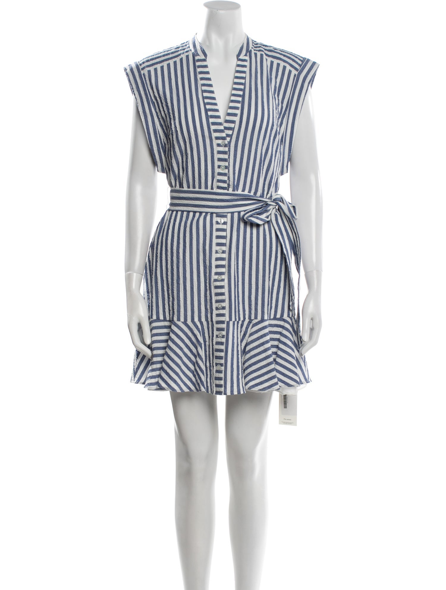 Veronica Beard Striped Mini Dress