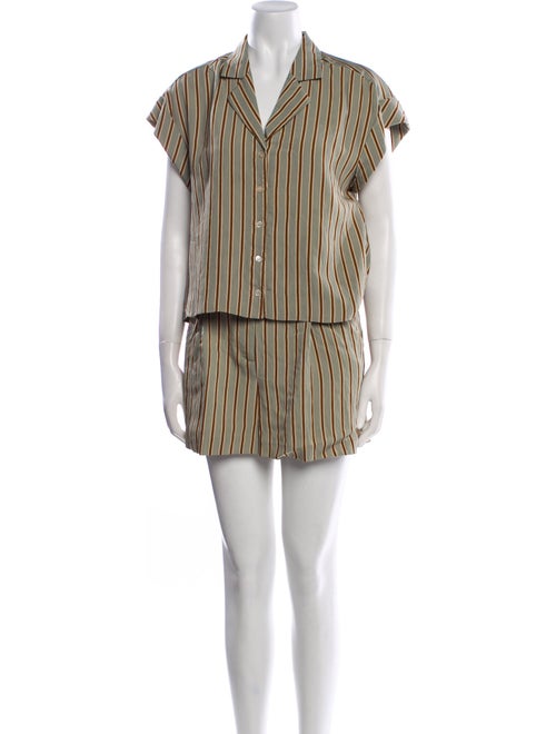 Veronica Beard Striped Short Set