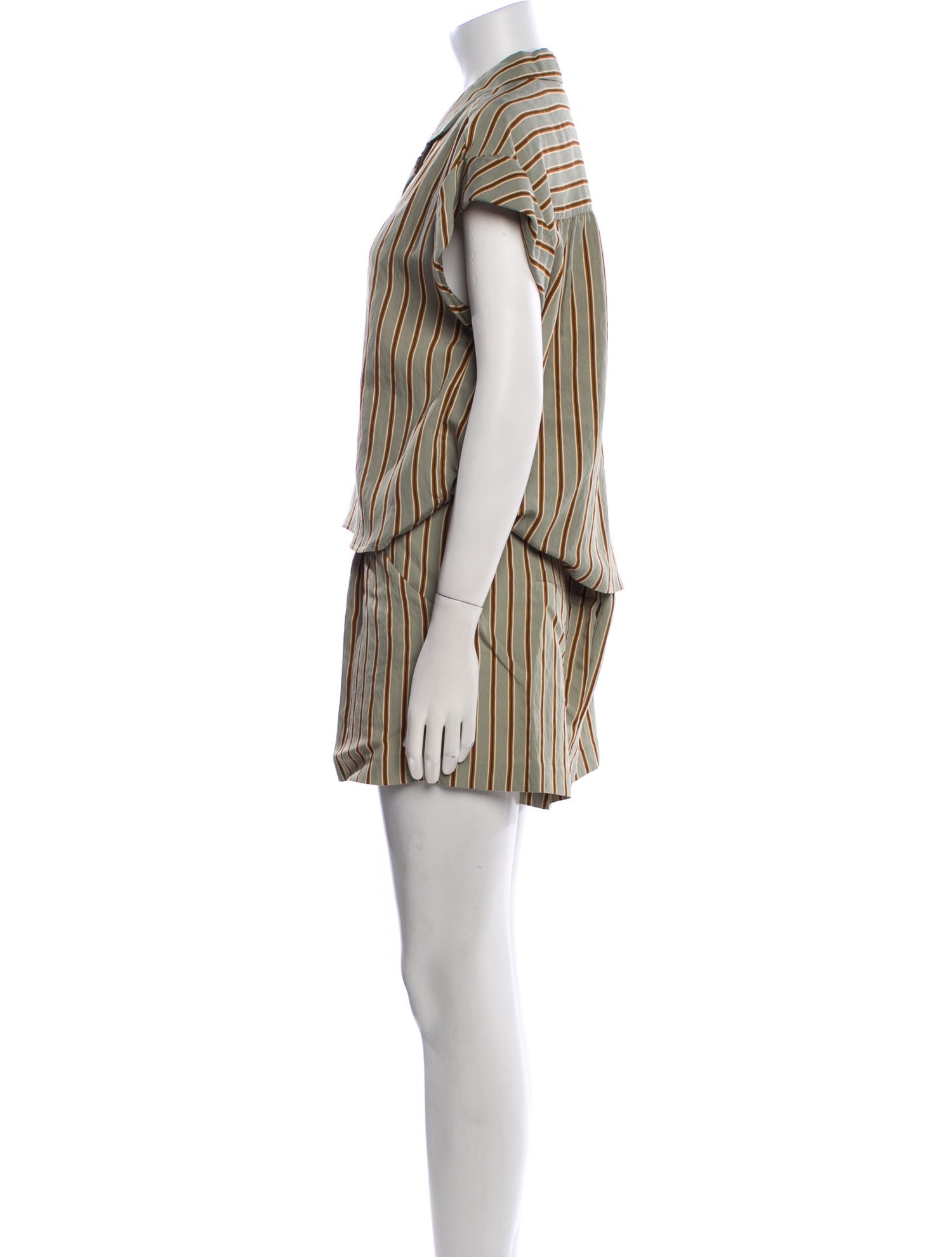 Veronica Beard Striped Short Set