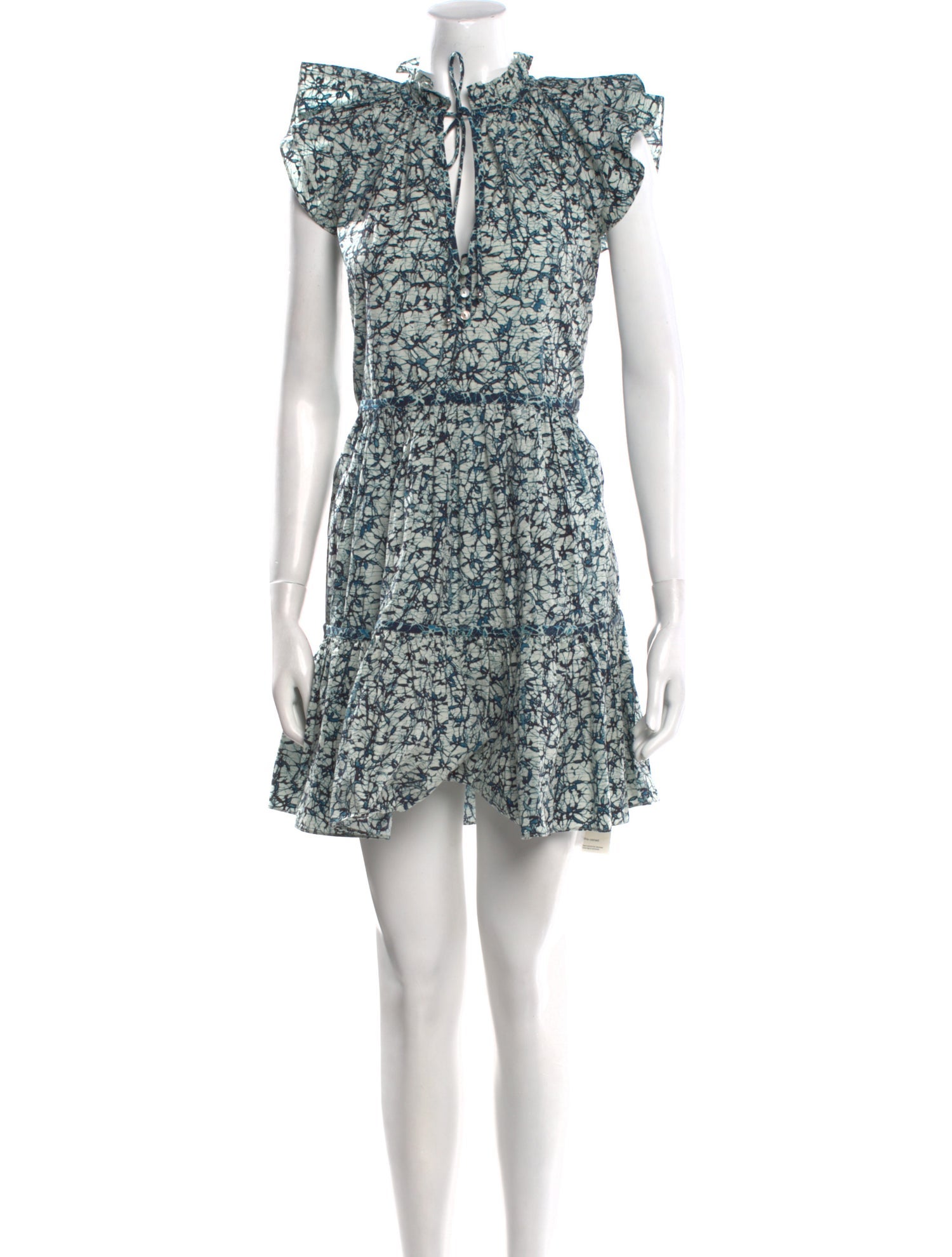 Veronica Beard Floral Print Mini Dress