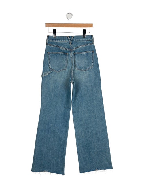 Veronica Beard High-Rise Wide Leg Jeans