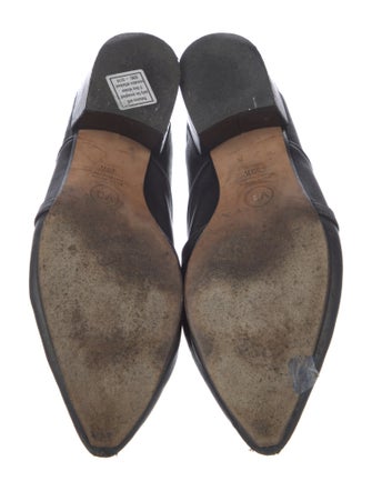 Veronica Beard Leather Chain-Link Accents Pumps