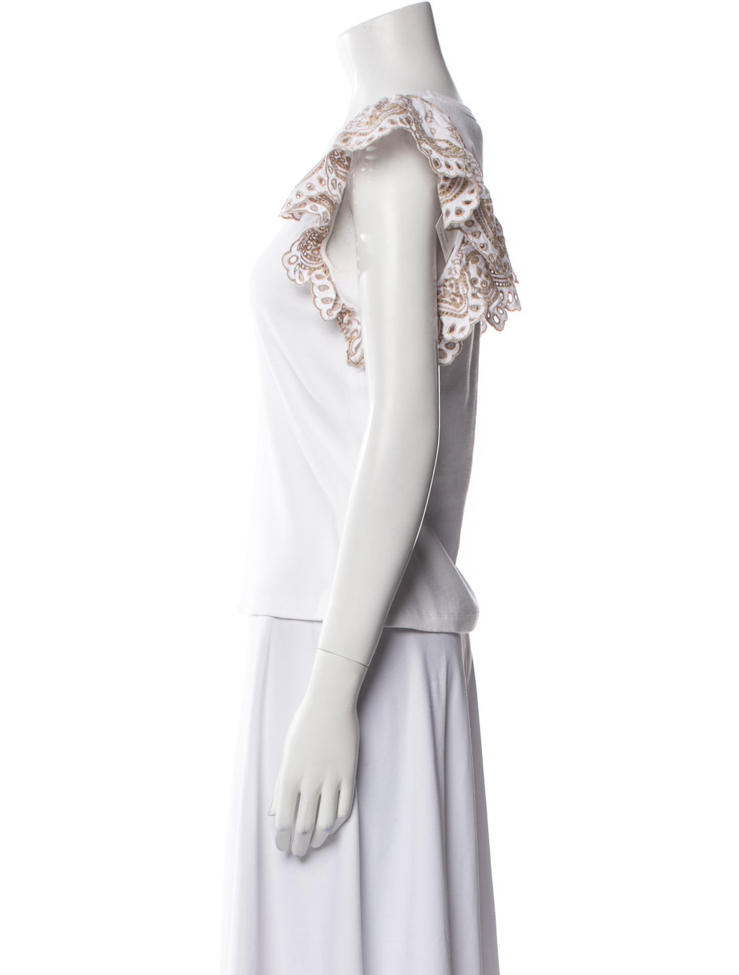 Veronica Beard Crew Neck Short Sleeve T-Shirt