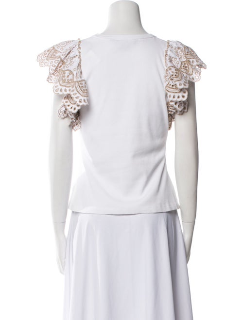 Veronica Beard Crew Neck Short Sleeve T-Shirt