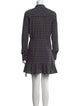 Veronica Beard Plaid Print Mini Dress