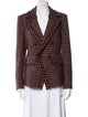 Veronica Beard Plaid Print Blazer