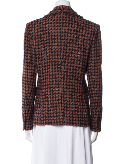 Veronica Beard Plaid Print Blazer