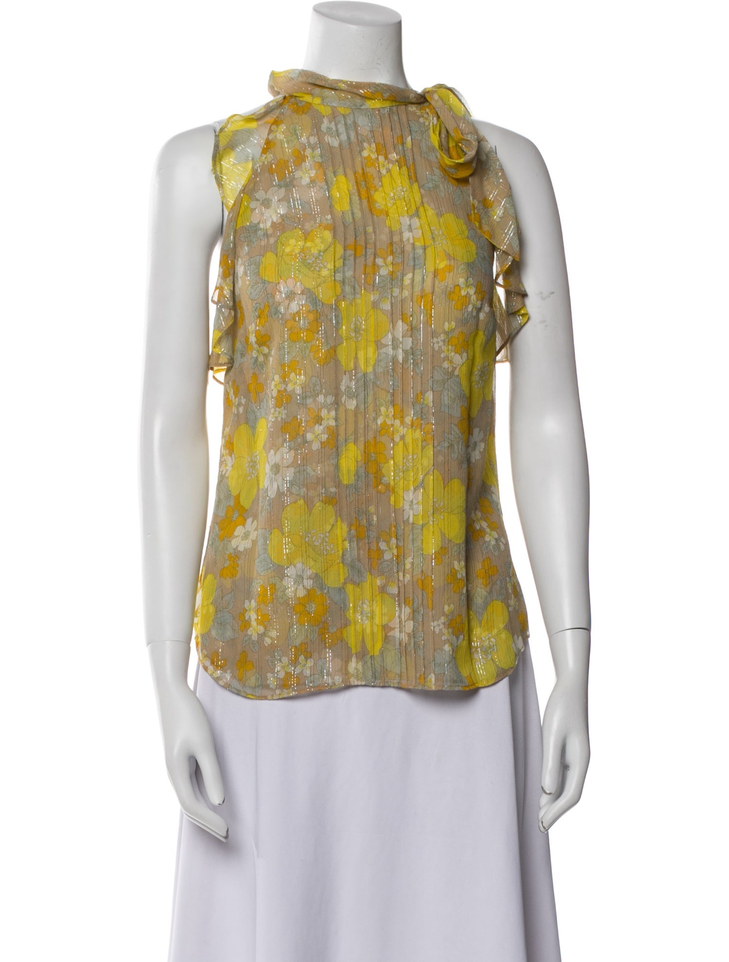 Veronica Beard Silk Floral Print Blouse w/ Tags