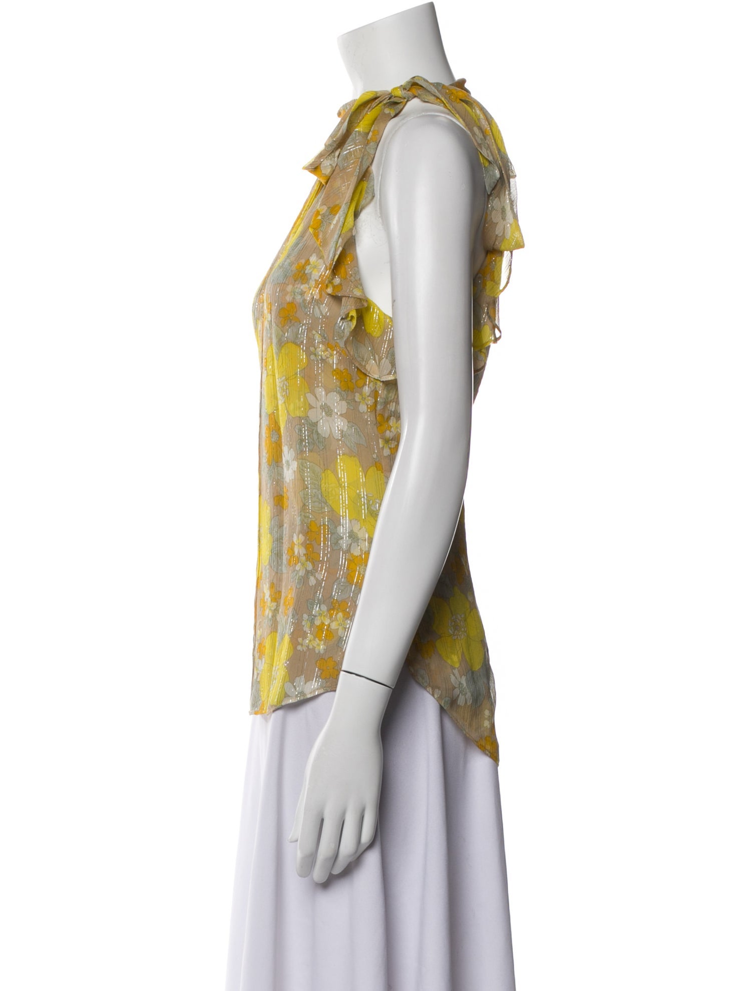 Veronica Beard Silk Floral Print Blouse w/ Tags