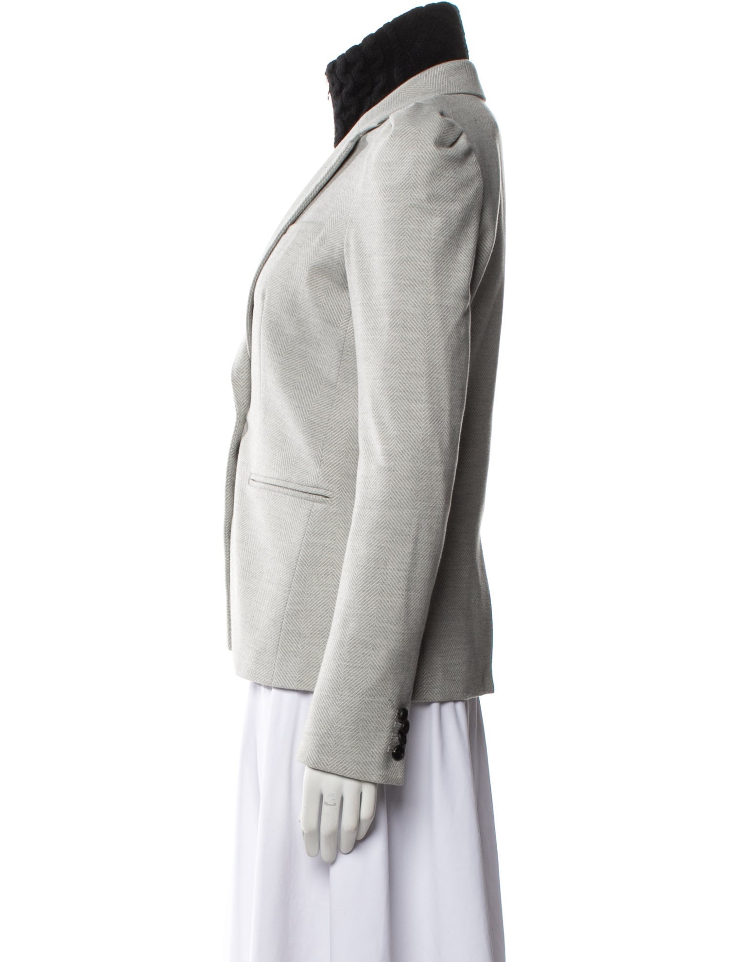 Veronica Beard Wool Printed Blazer