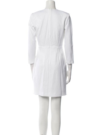 Veronica Beard Crew Neck Mini Dress