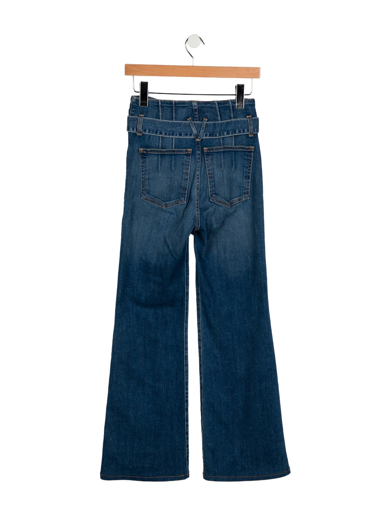 Veronica Beard High-Rise Wide Leg Jeans