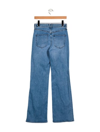 Veronica Beard High-Rise Wide Leg Jeans