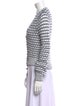 Veronica Beard Striped V-Neck Sweater