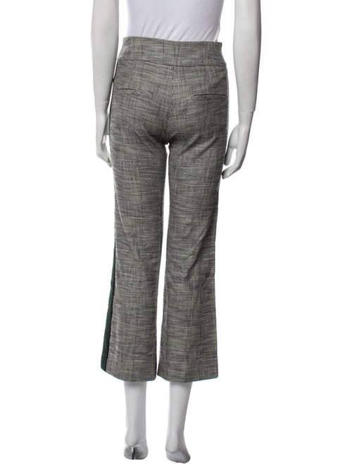Veronica Beard Plaid Print Wide Leg Pants