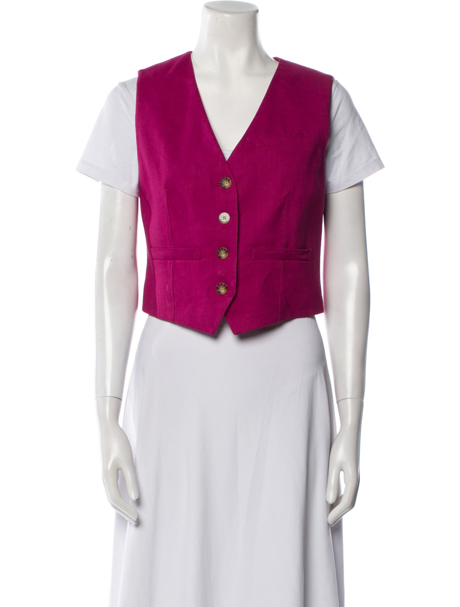 Veronica Beard Linen Vest